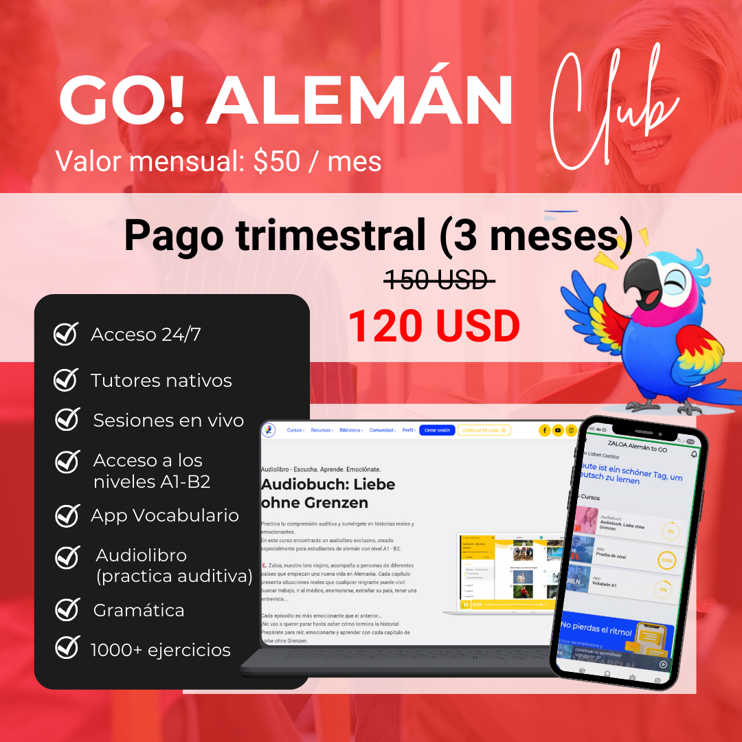 GO! ALEMAN CLUB 3 MESES