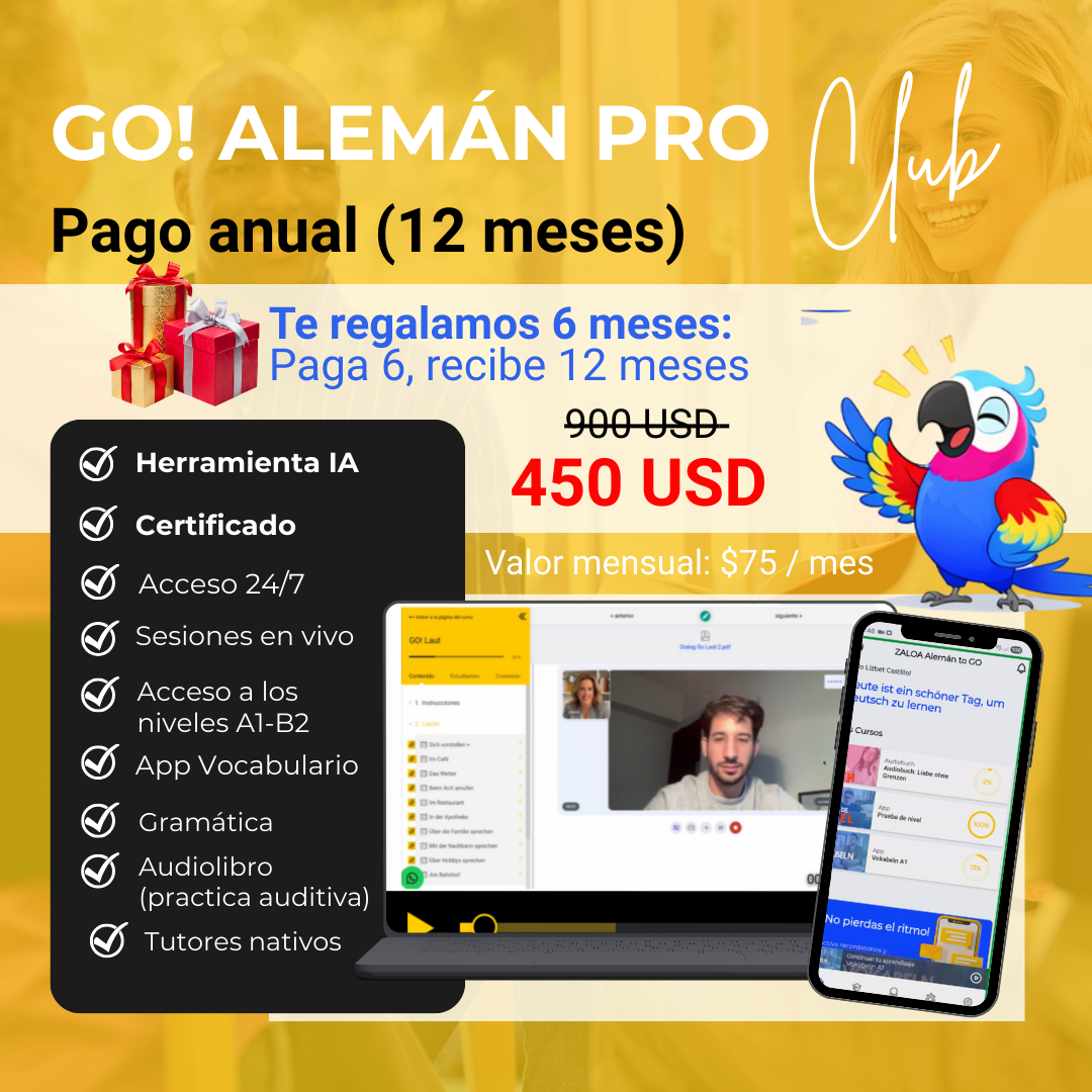 GO! ALEMAN CLUB PRO 12 MESES